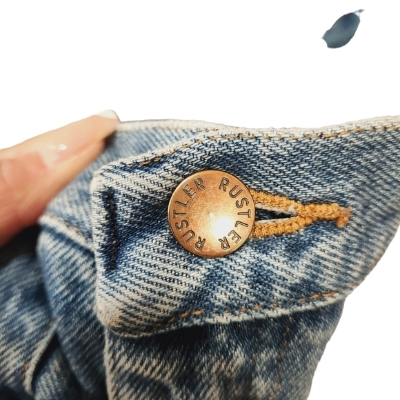 RUSTLER Men's Cargo Medium Denim Jeans Size 36x34 - Picture 12 of 13